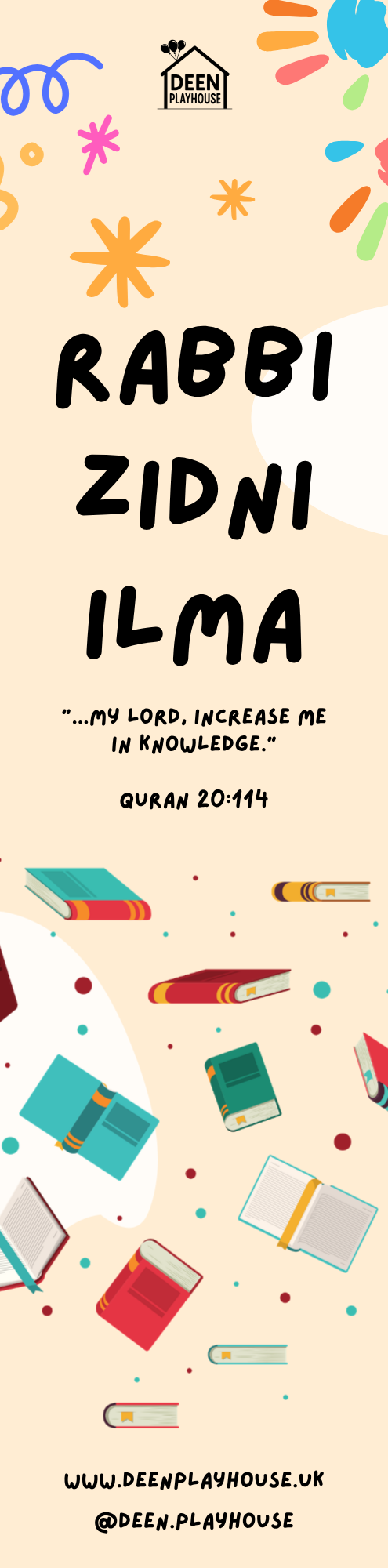 Rabbi Zidni Ilma Bookmark
