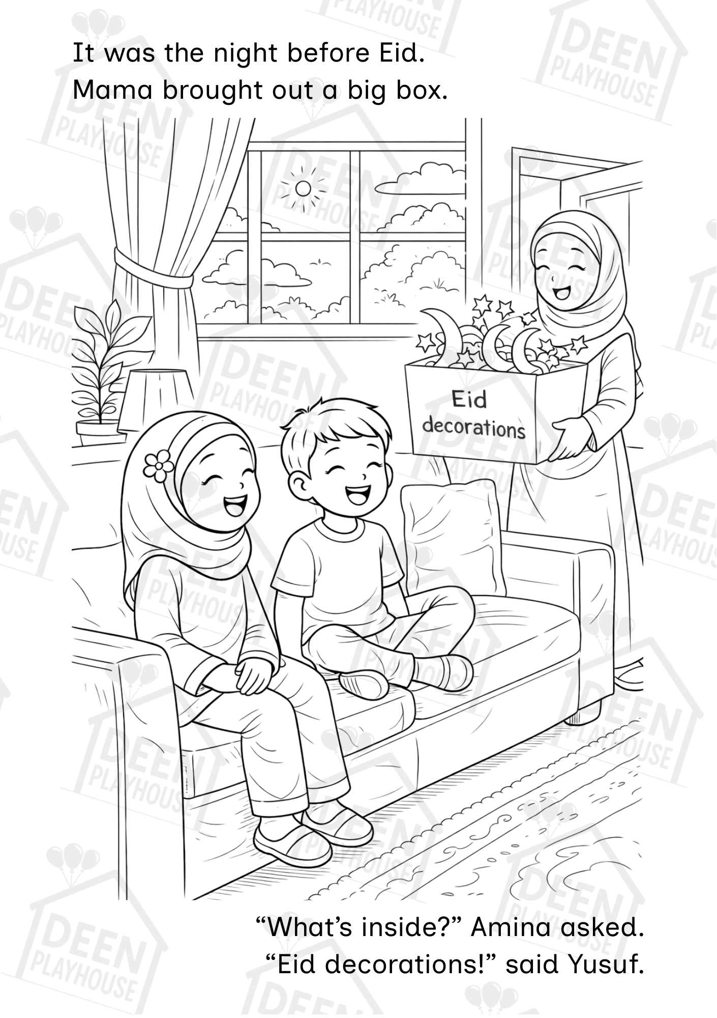 Eid Story Colouring Book (A5)