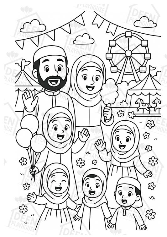 My First Muslim Colouring Book