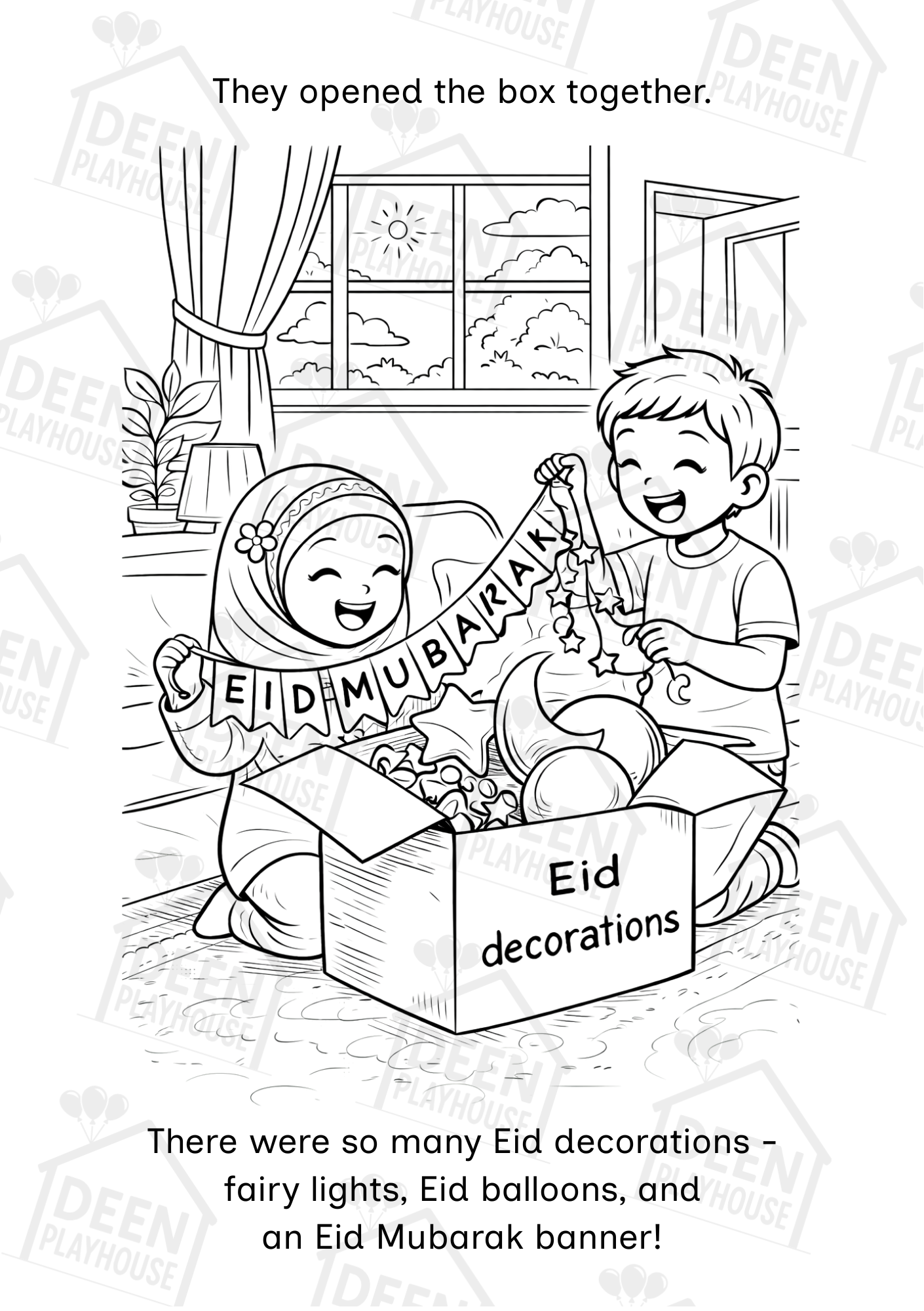 Eid Story Colouring Book (A5)