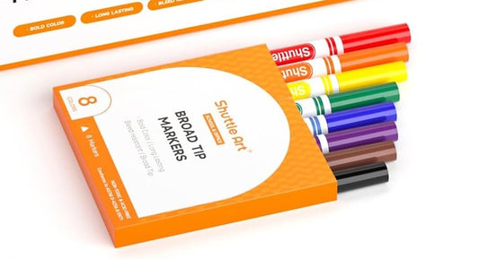 8 Colours Felt Tip Pens for Children