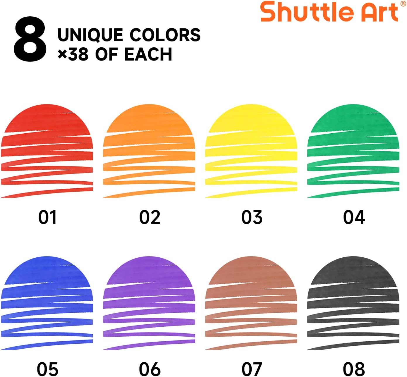 8 Colours Felt Tip Pens for Children