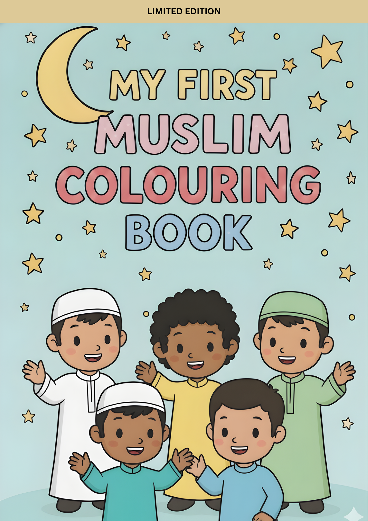 My First Muslim Colouring Book - For Boys