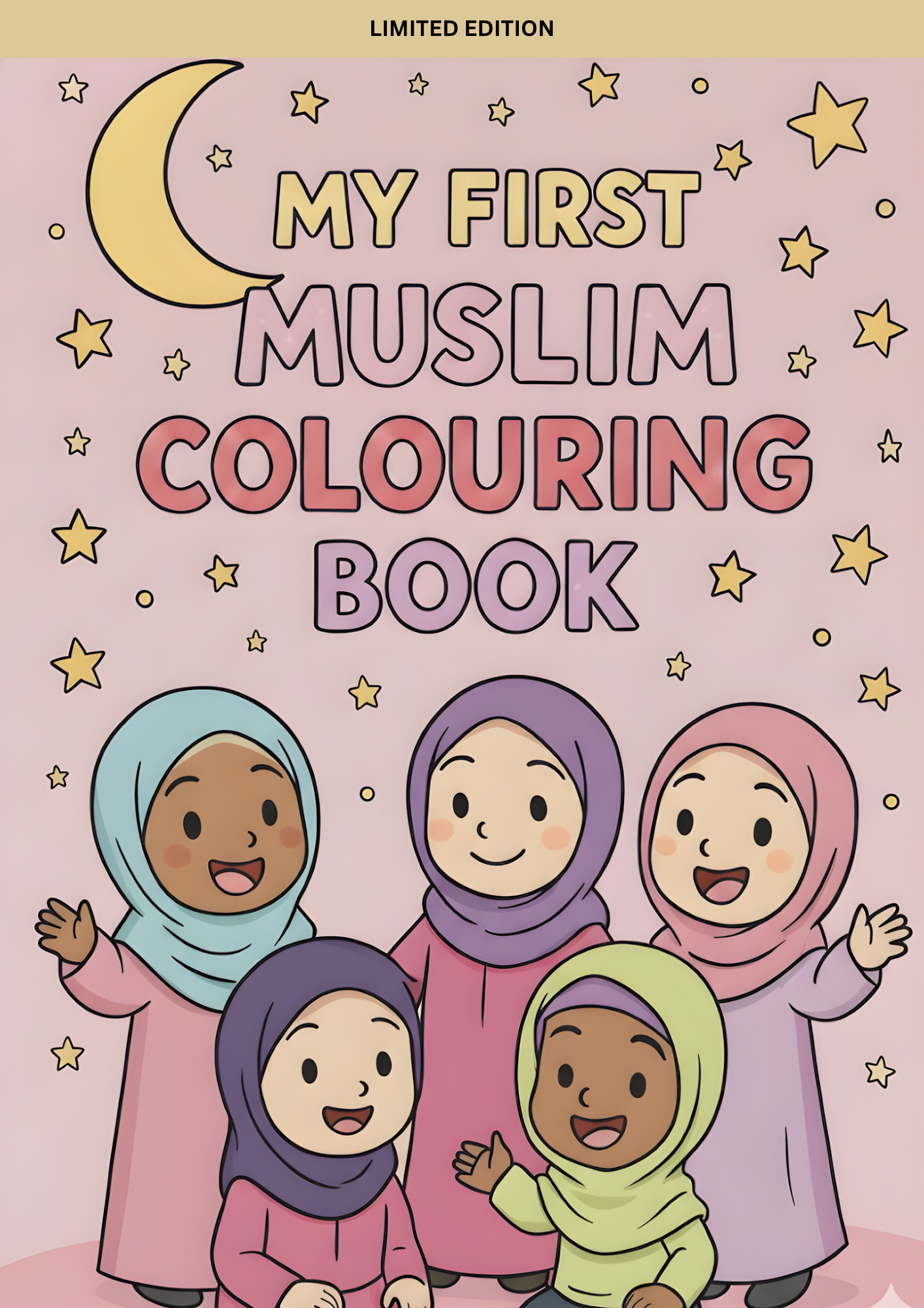 My First Muslim Colouring Book - for Girls